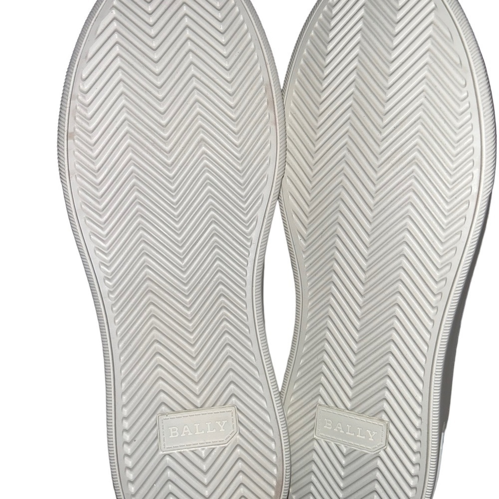 Bally Meson Striped Mid-Top Sneakers-Bone - Picture 15 of 16